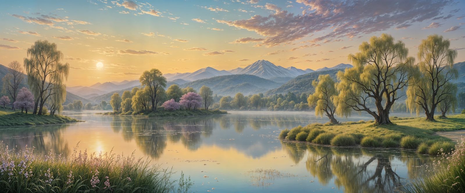 Reflections of a Quiet World  by @Chib