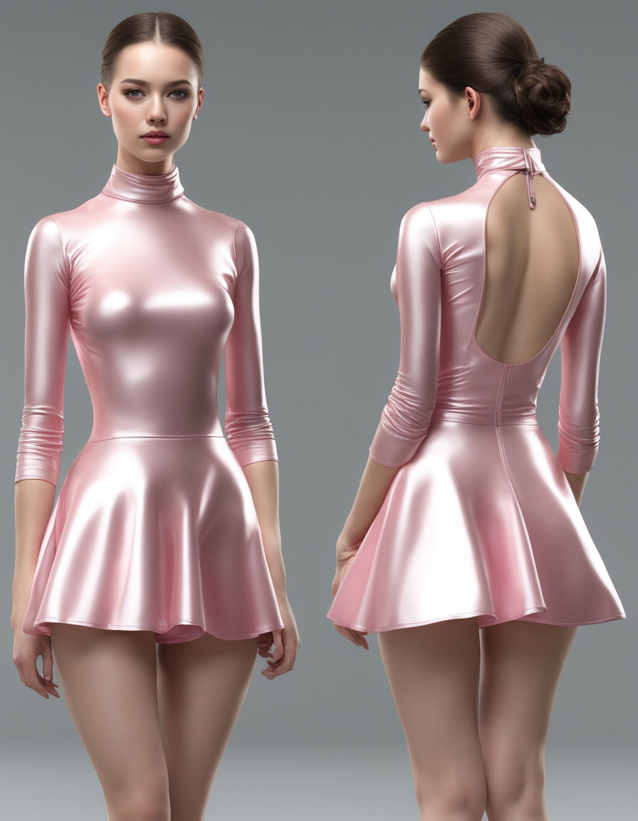 rose pink latex effect