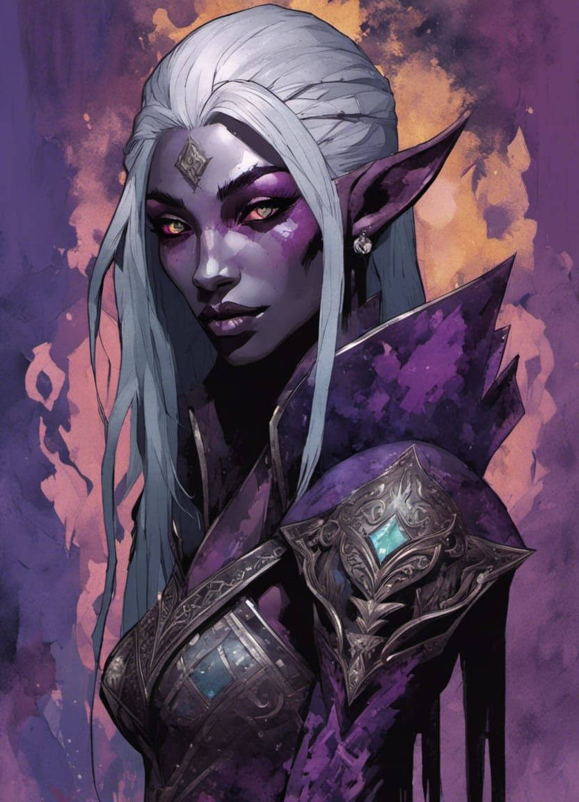 Drow Assassin Ai Generated Artwork Nightcafe Creator