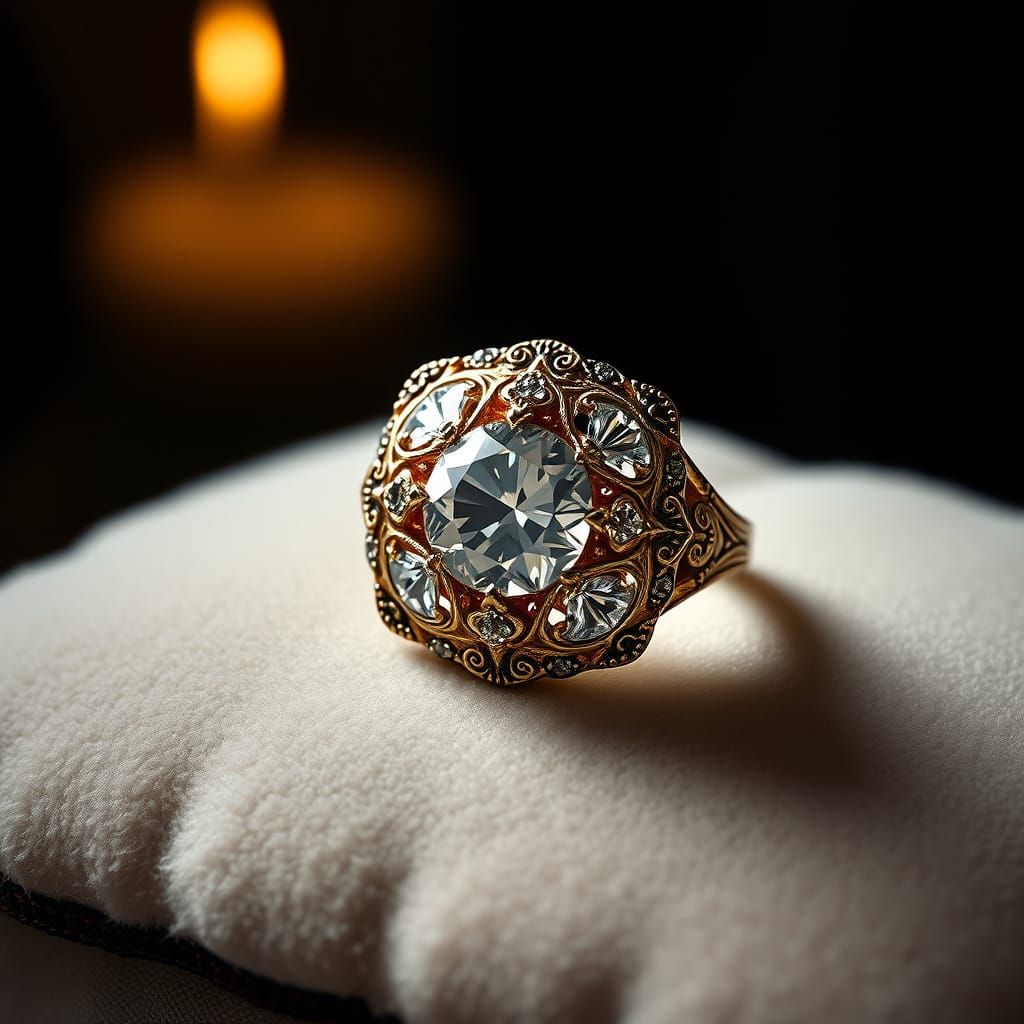 Diamond ring  by @Sparkler