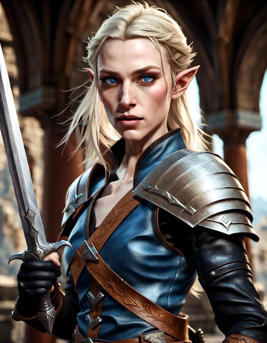 High Elf Rogue - AI Generated Artwork - NightCafe Creator