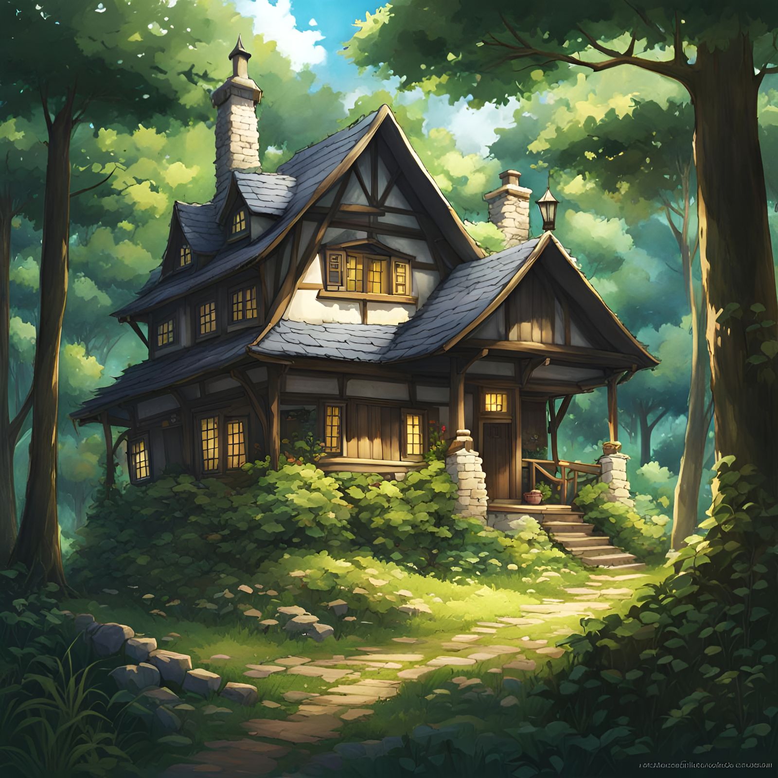 Cottage in the forest