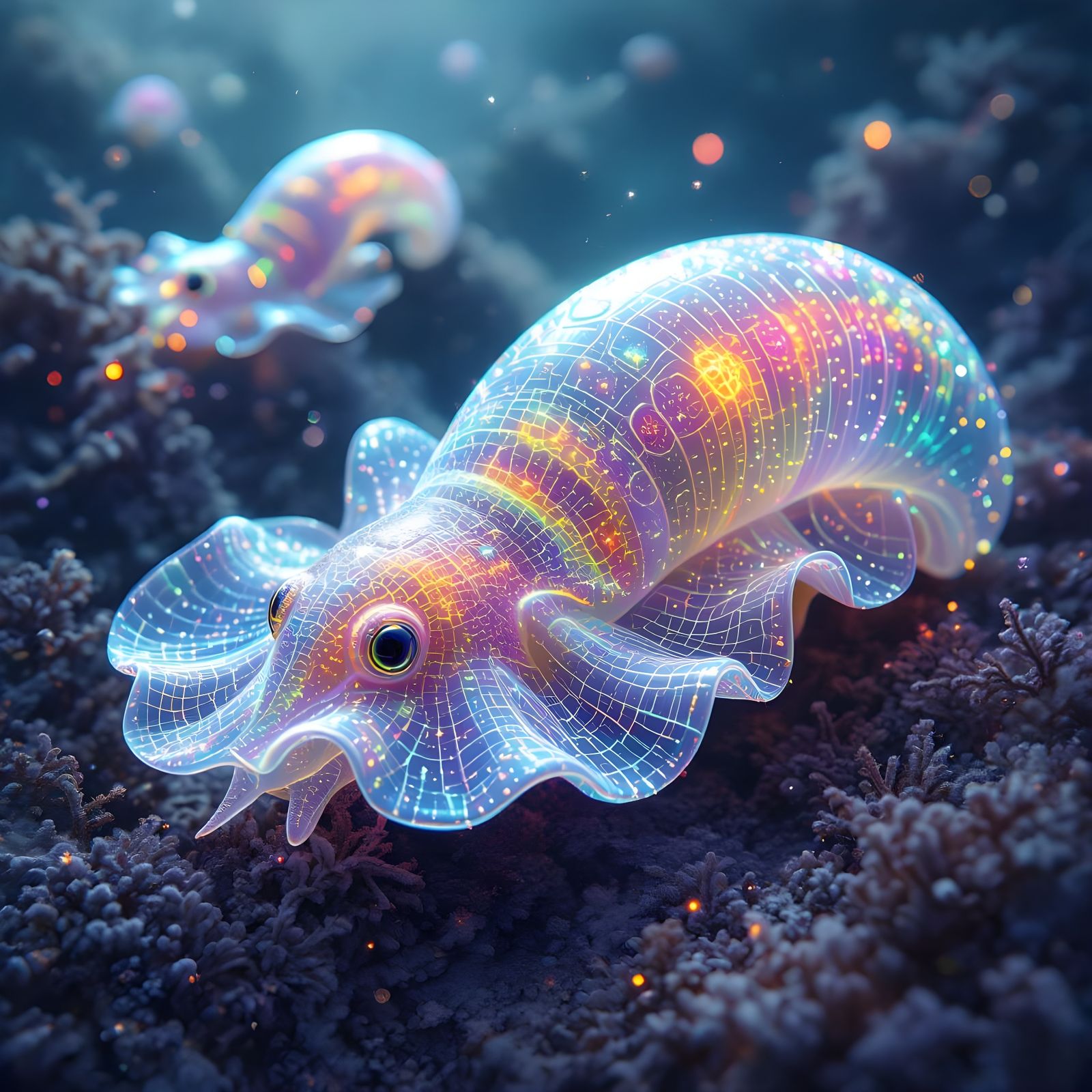 Deep sea friends  by @Rocks