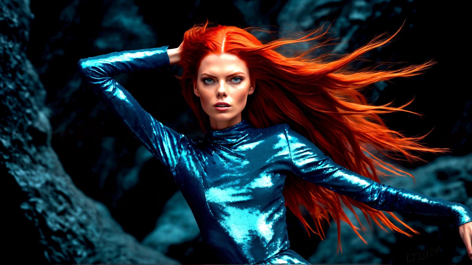 Kristie Kline - Glitter in the air series.