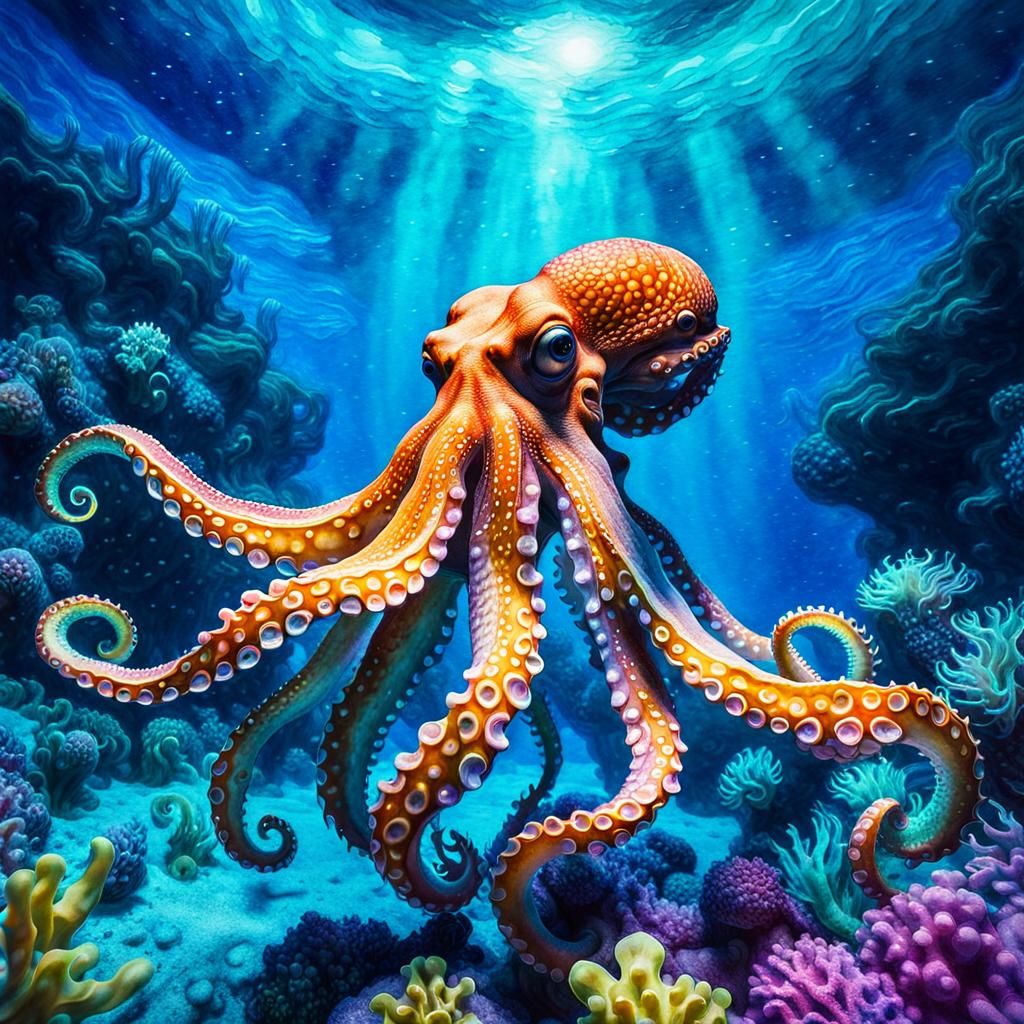 Octopuses - AI Generated Artwork - NightCafe Creator