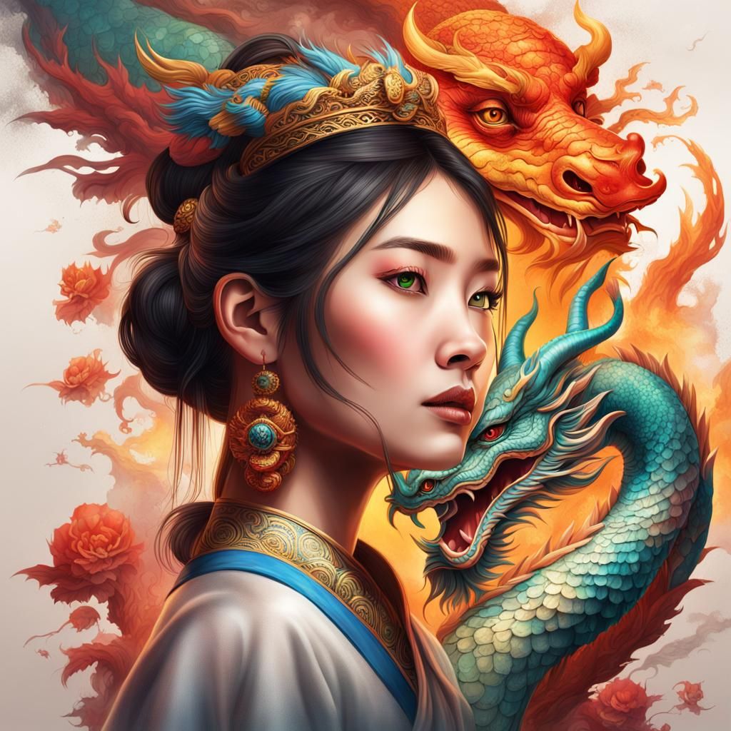 Dragon Princess  by @Elven Maiden