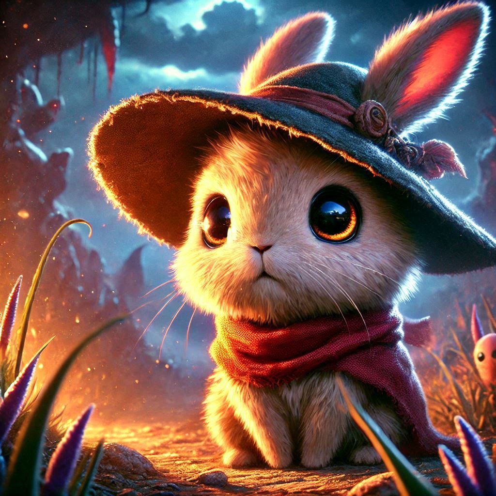 adorable fairy-tale fantasy creature portrait..