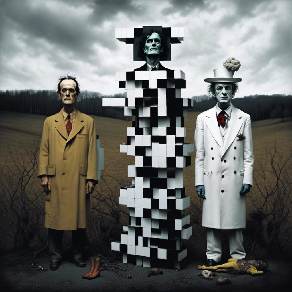 Surreal Symbolic Art: Heaven and Radiators