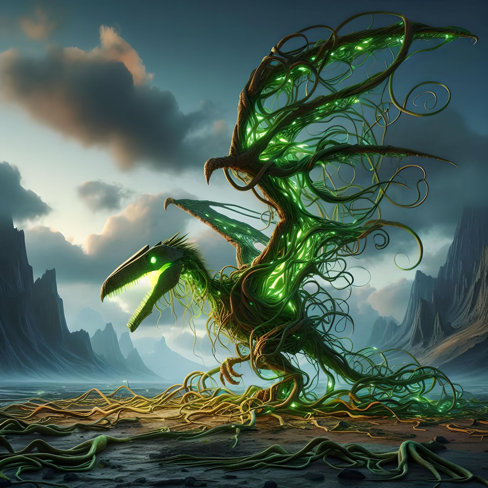 The Bioluminescent Pterodactyl