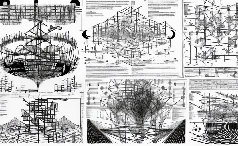 <lora:Graphic Scores cheap:1.0> graphic music notation