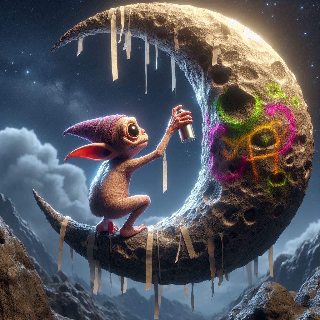 T.P.'ed and graffitied, let's see if any pretty ladies want ...