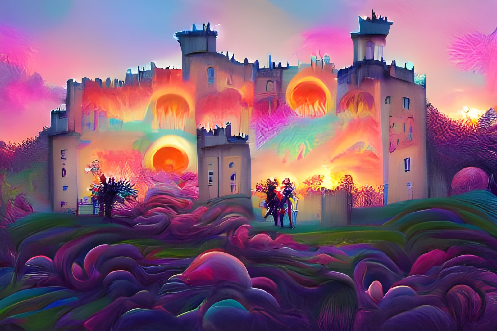 Castle Sunset