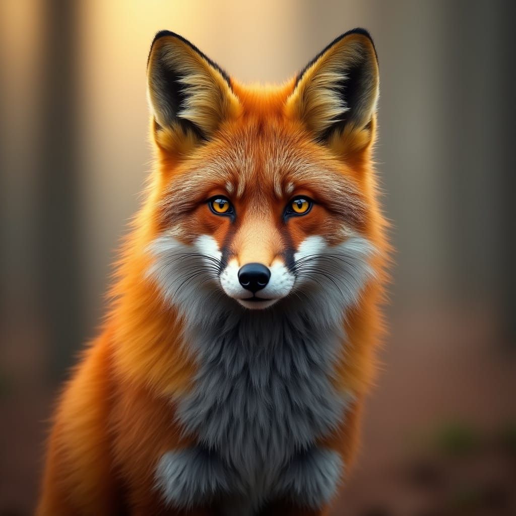 Red Fox  by @Kata Lianna Tanaii