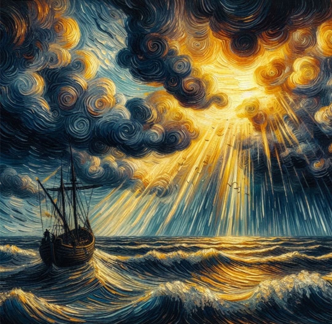 The Sun! Dispeller of darkness and the storm!