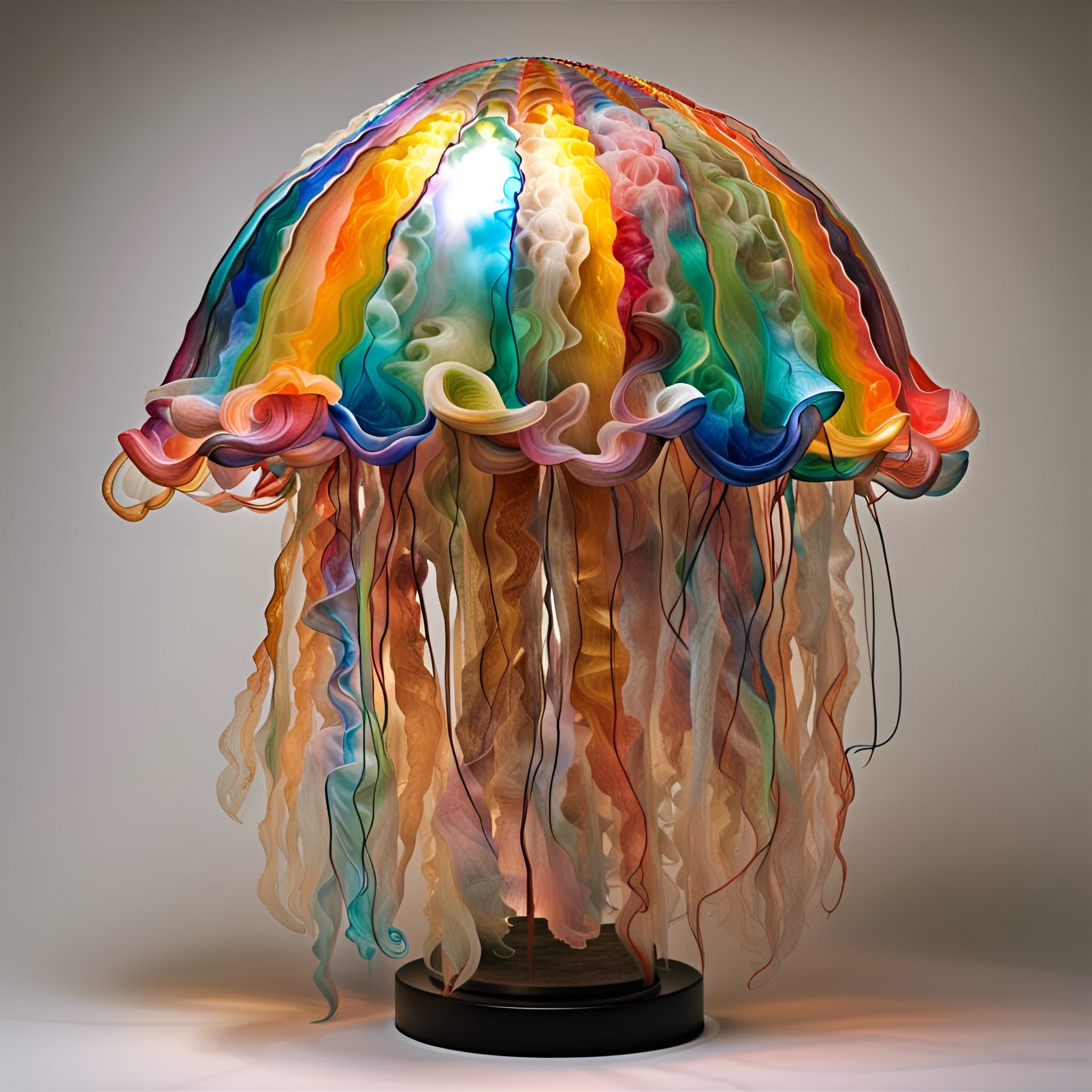 Plastic Jellyfish - AI Generated Artwork - NightCafe Creator