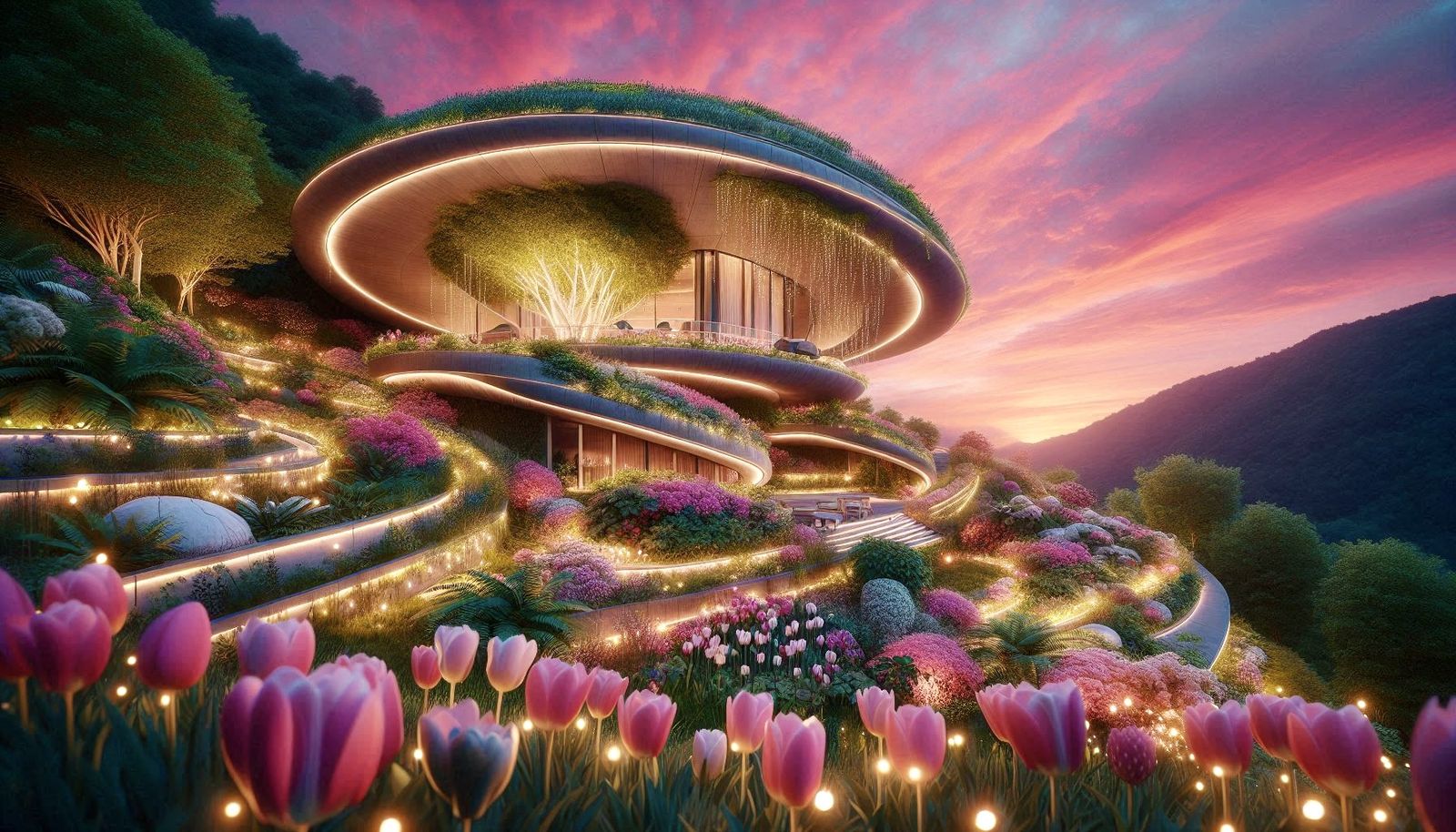 Aurora Grove: The Orbital Blossom Villa