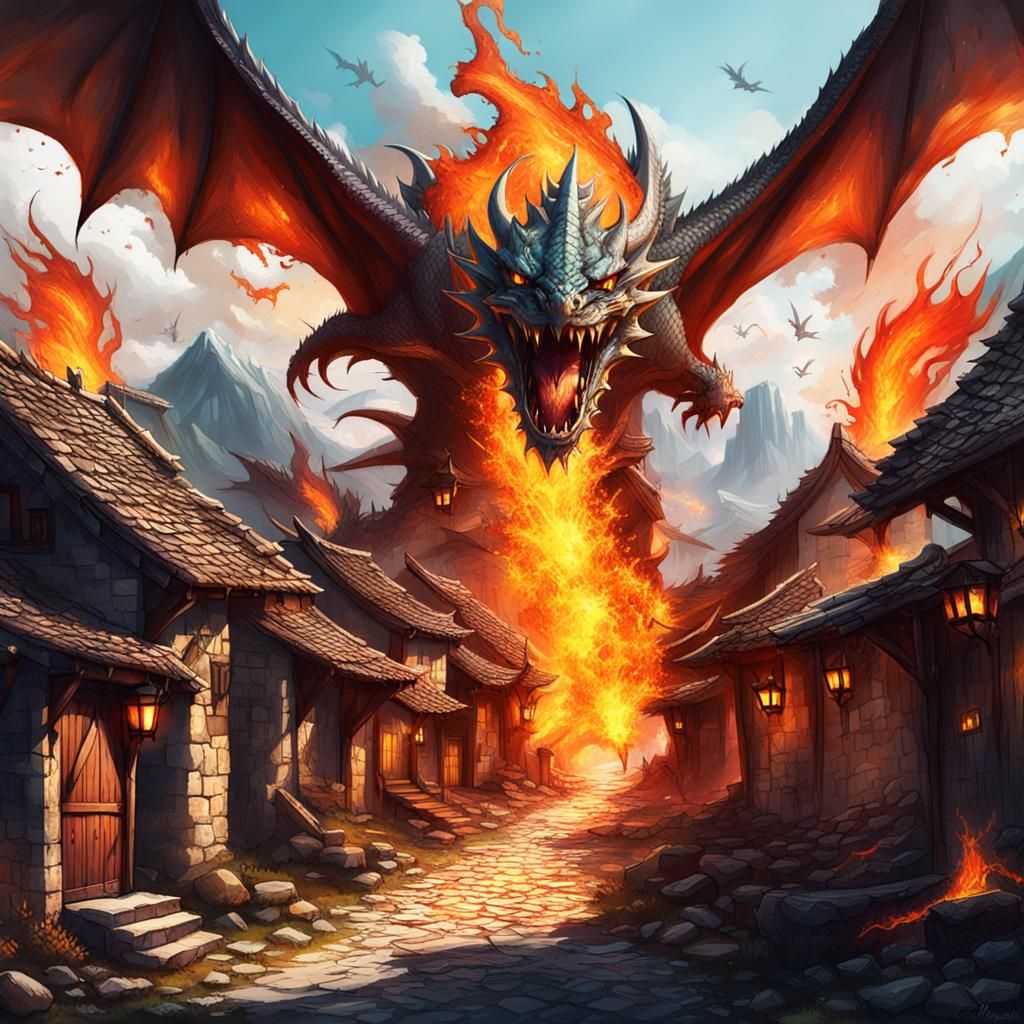 terrifying dragons