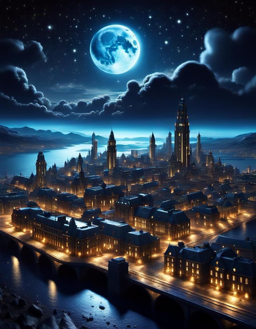 Moon and Light  by @Cheshy