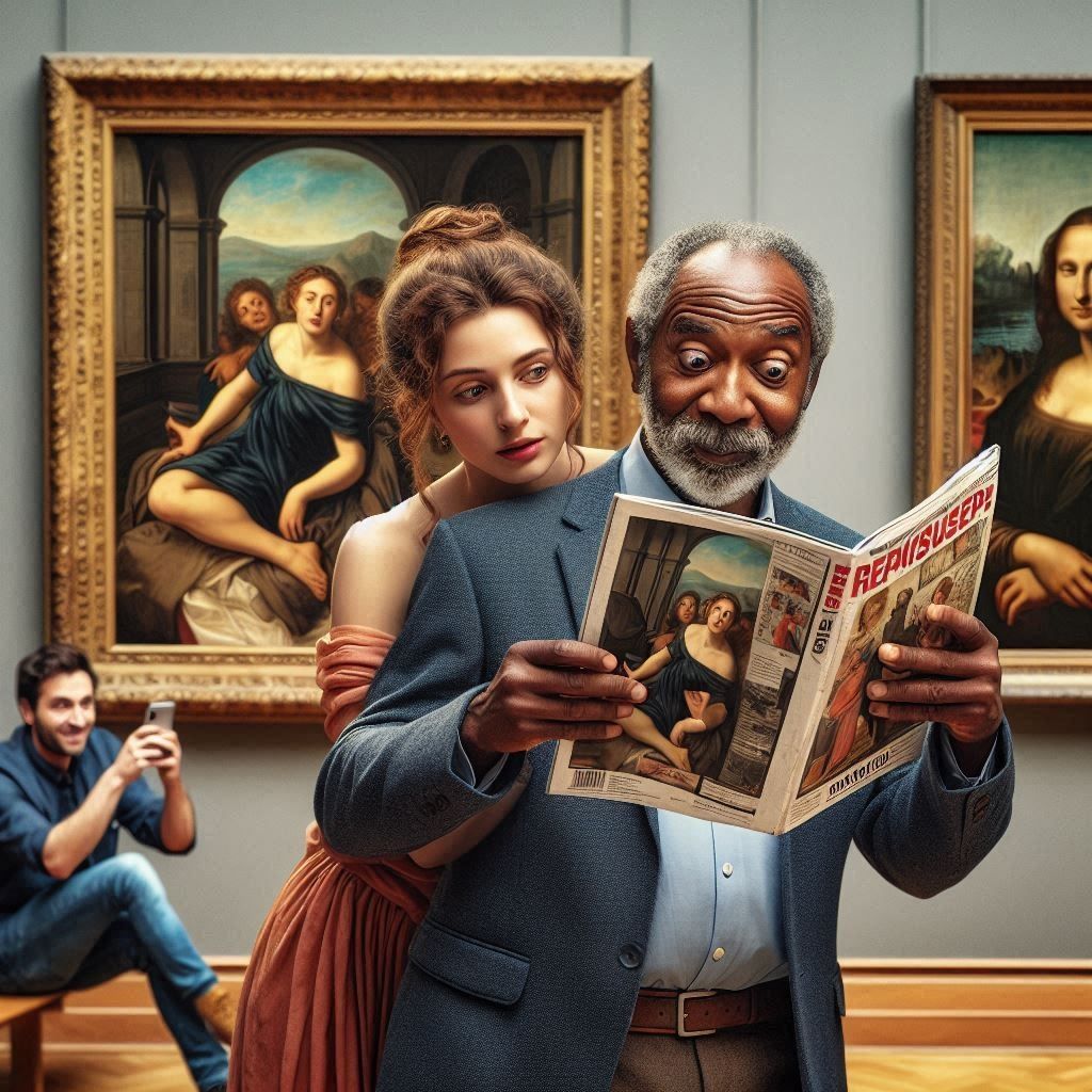 There must be a famous painting nearby?!