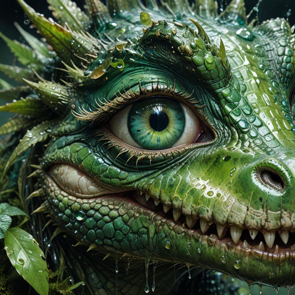 Green eye  by @Mrcloo