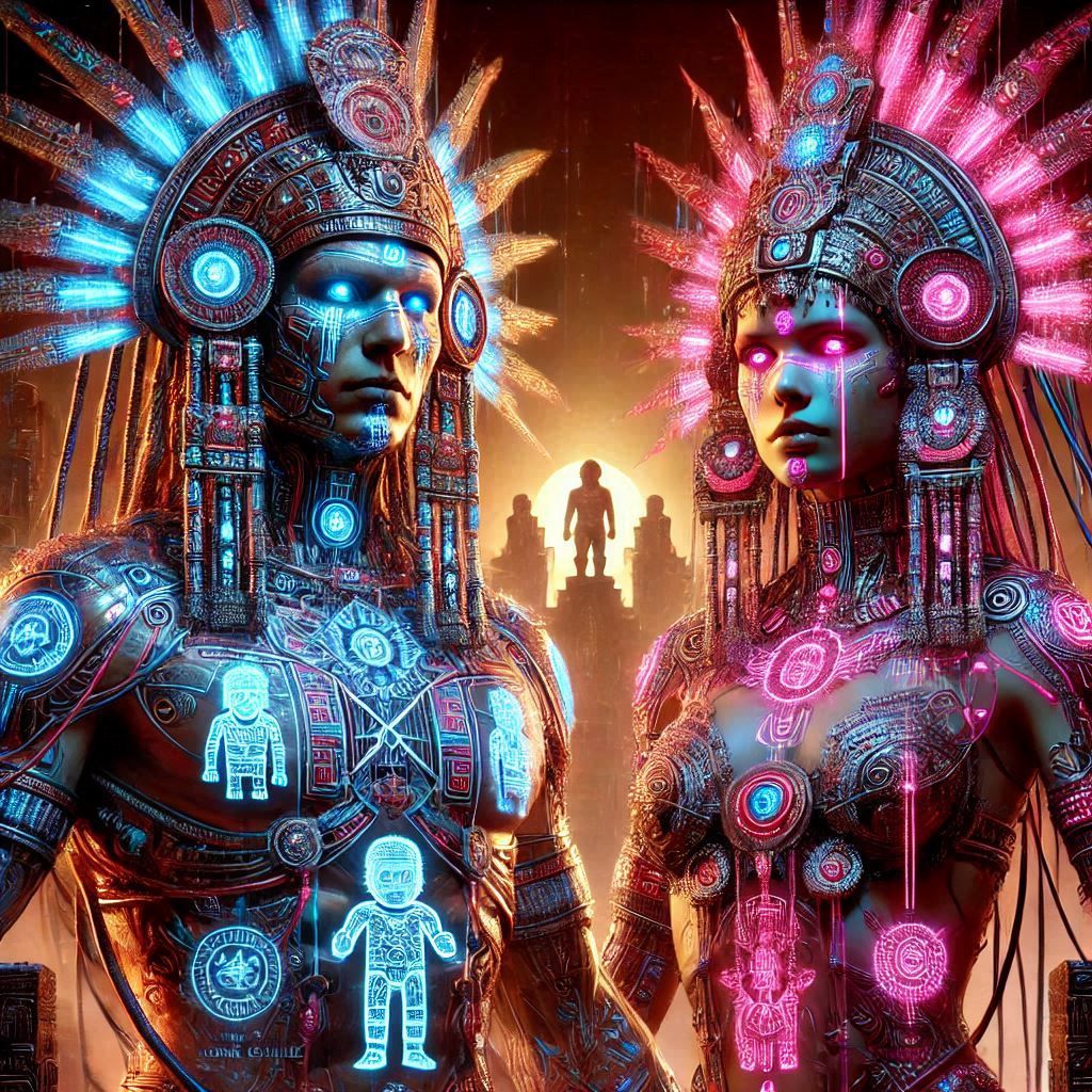 Aztec couple