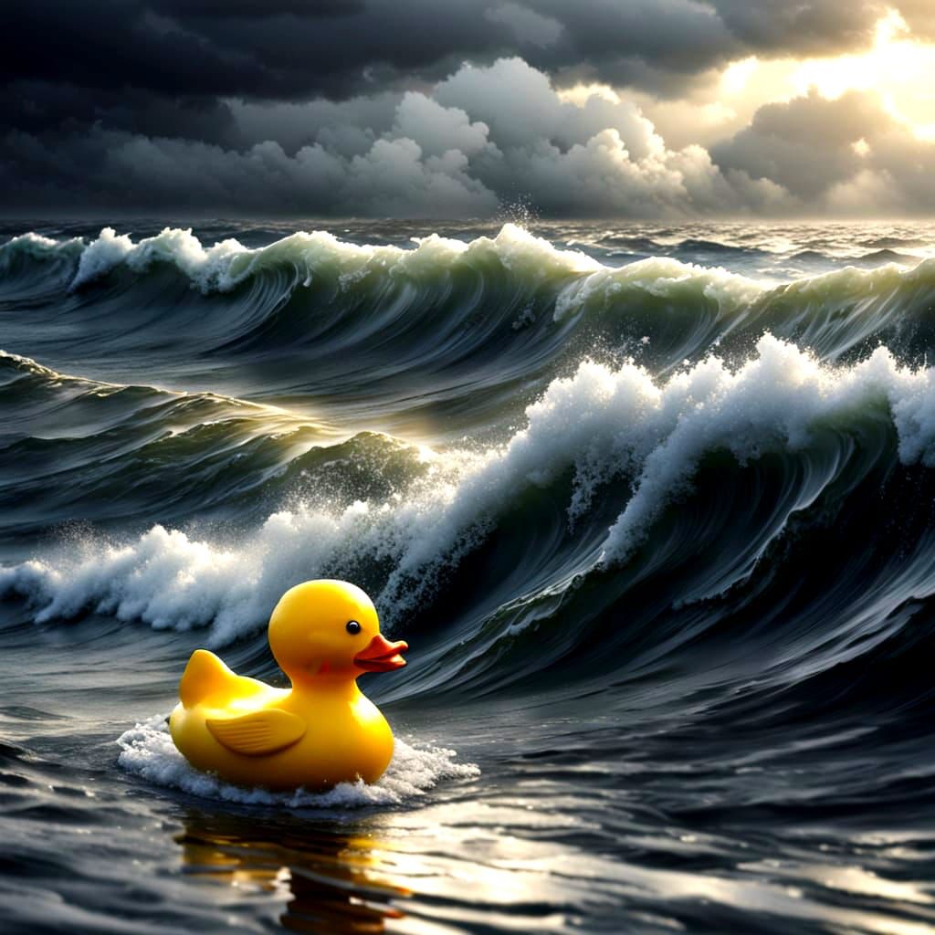 Great adventure of the little rubber duck