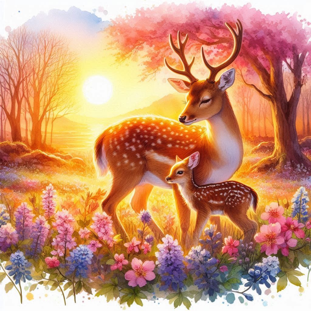 Relaxing in the Flowery Field