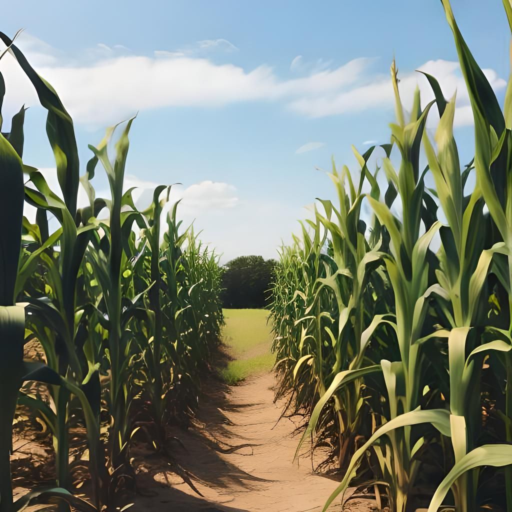 Detailed Close-up of an Ear of Corn