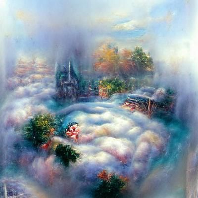 Swimming in clouds
