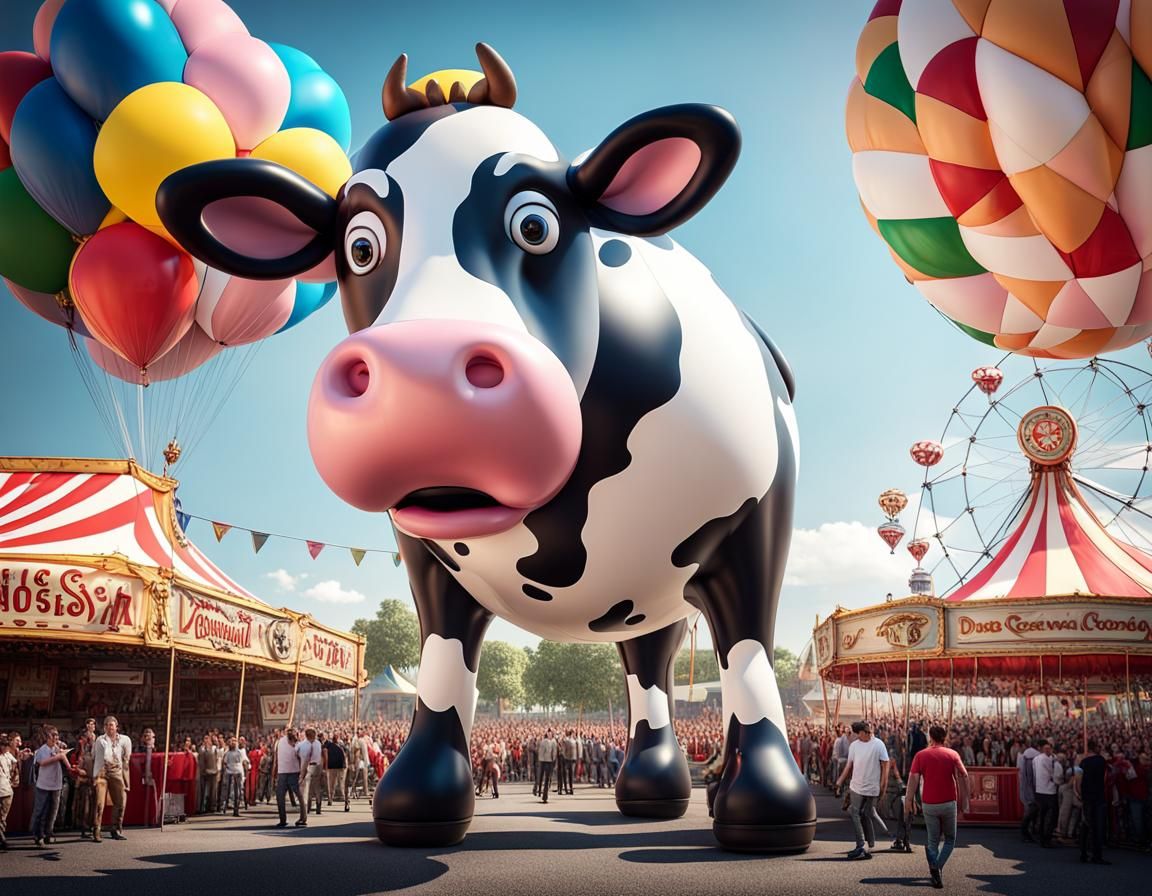 balloon cow 