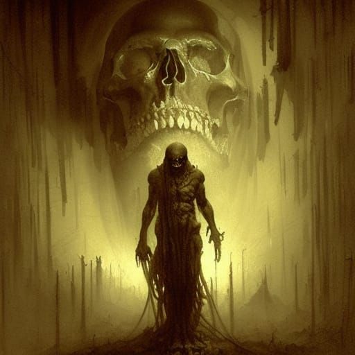 The Face of Death - AI Generated Artwork - NightCafe Creator