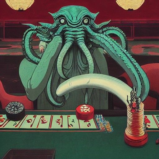 Offensive gambler Cthulhu