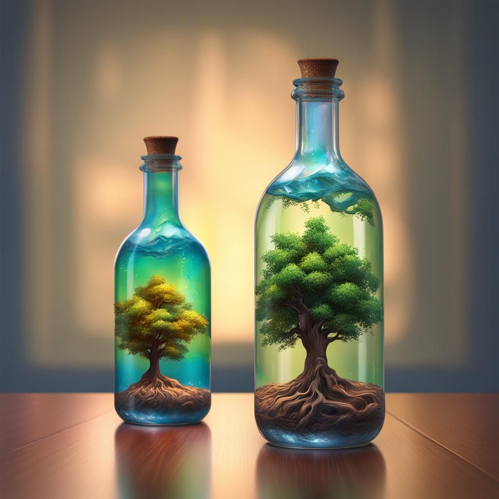 tree in a bottle