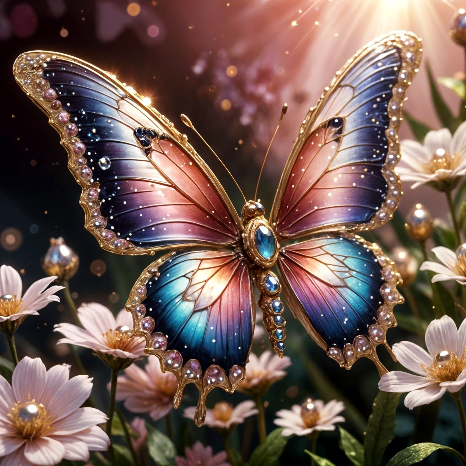 Jeweled Butterfly  by @dizzy