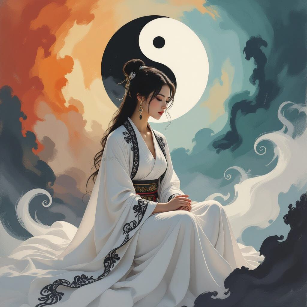 Ying and Yang  by @Cloned