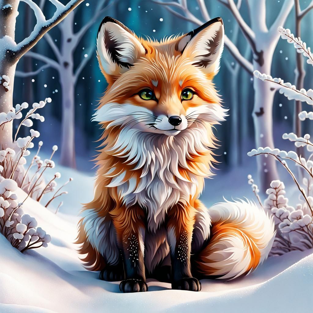 Fox - AI Generated Artwork - NightCafe Creator