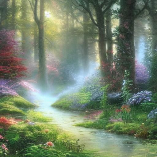 sleeping beauty in the forest