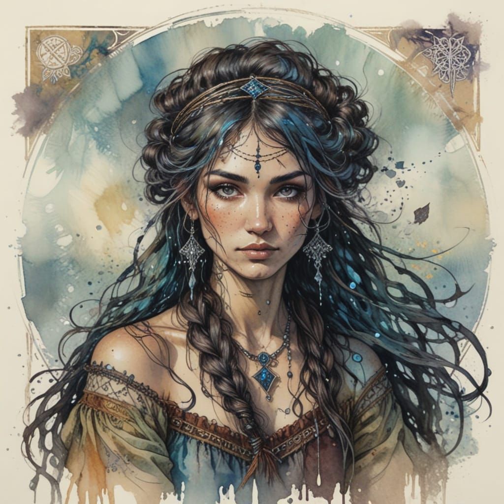 Romani Maiden  by @Ride the Wind DM