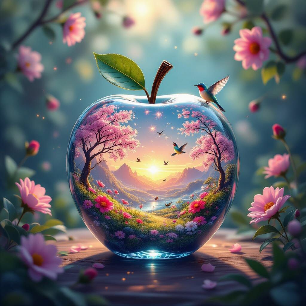 Crystal Apple Paradise: Eternal Spring World