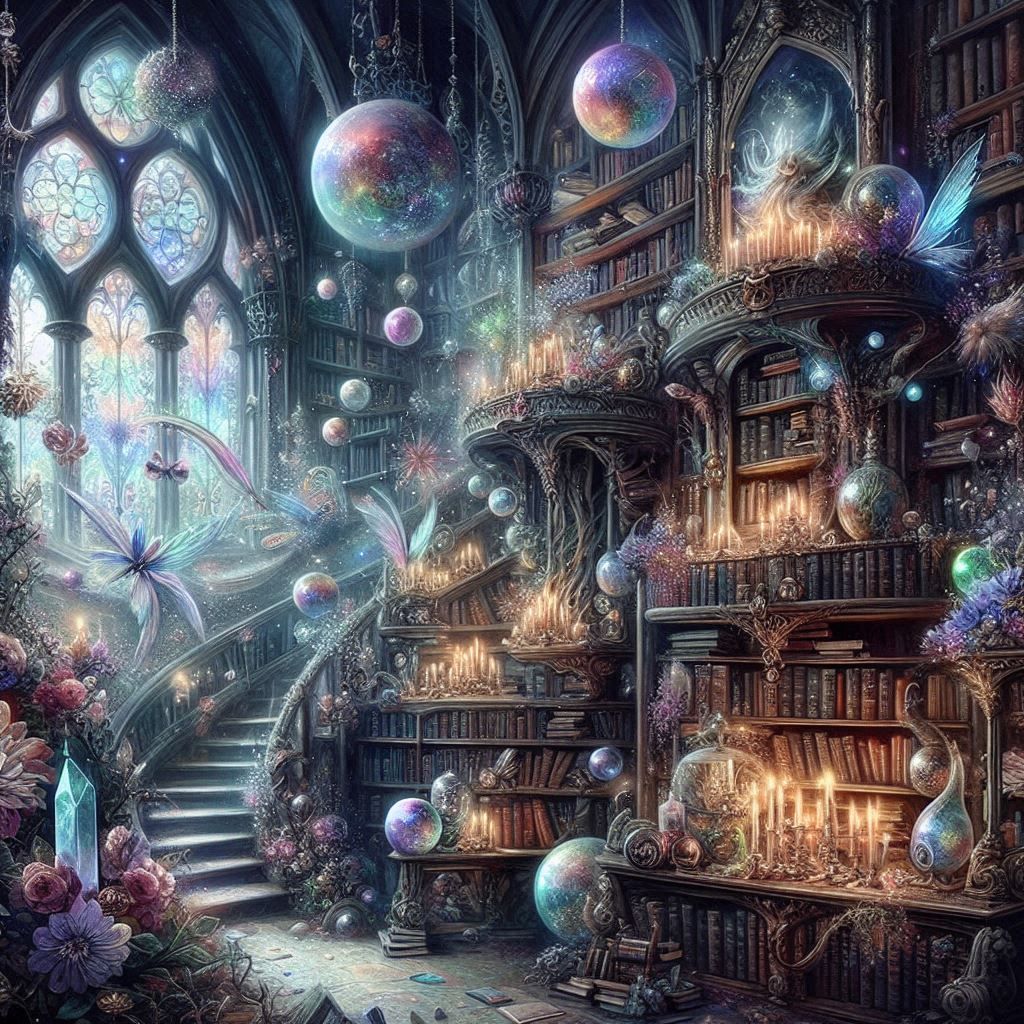 Wings Among Words: The Librarian's Realm