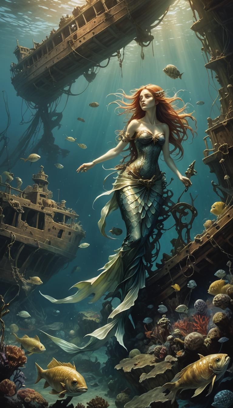 Mermaid in the Wreck