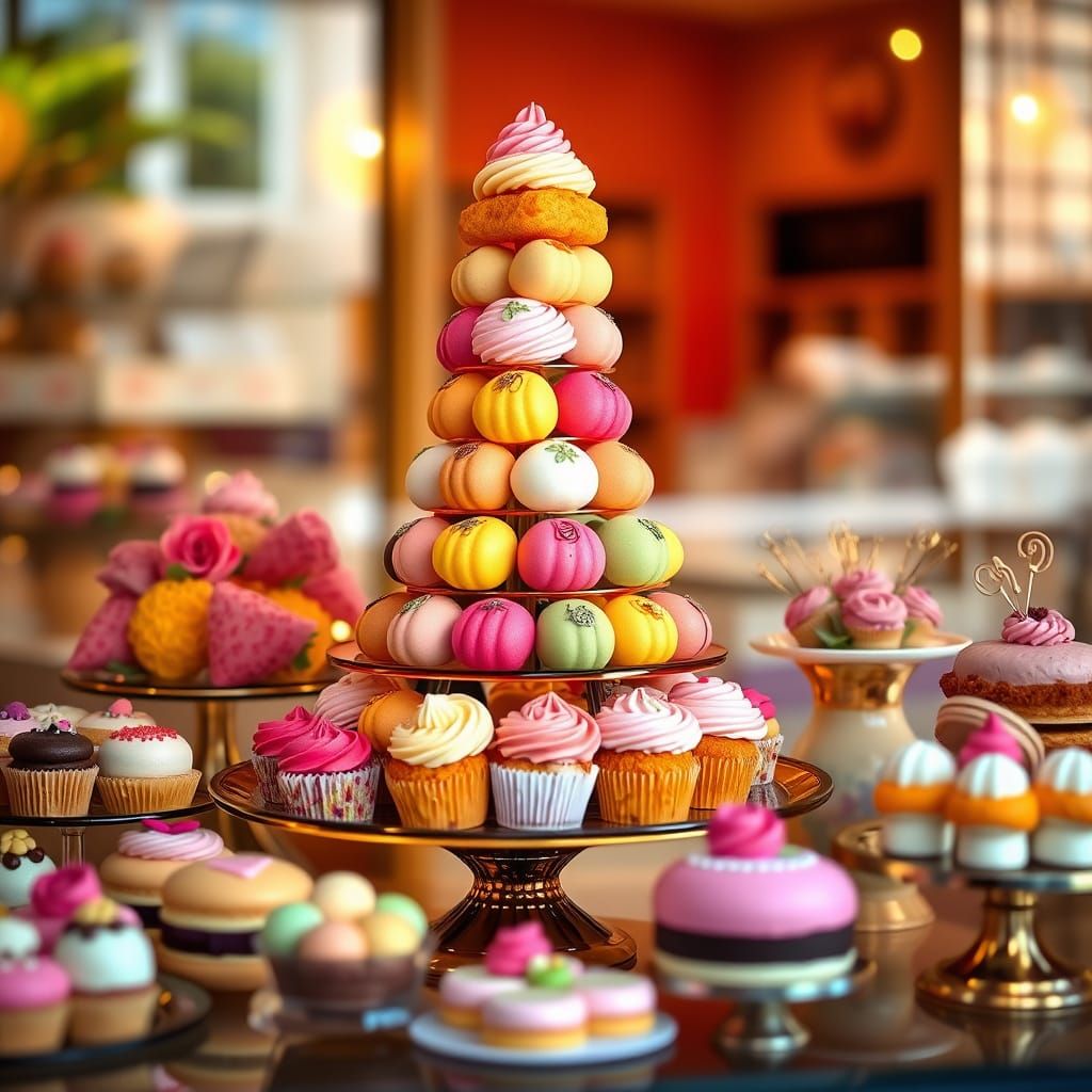 patisserie window  by @Tinypegs