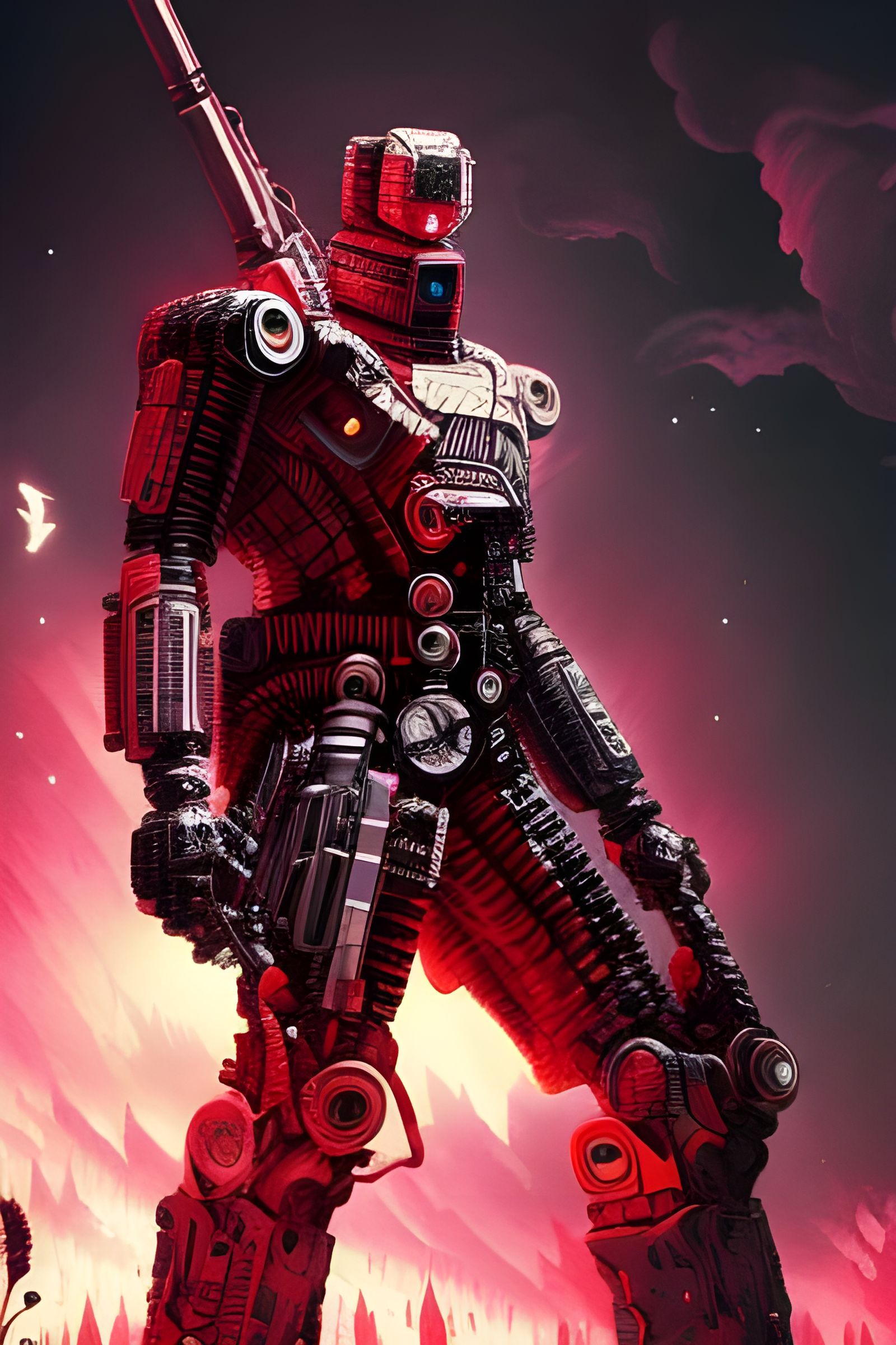 Mecha  by @Elaine AJ