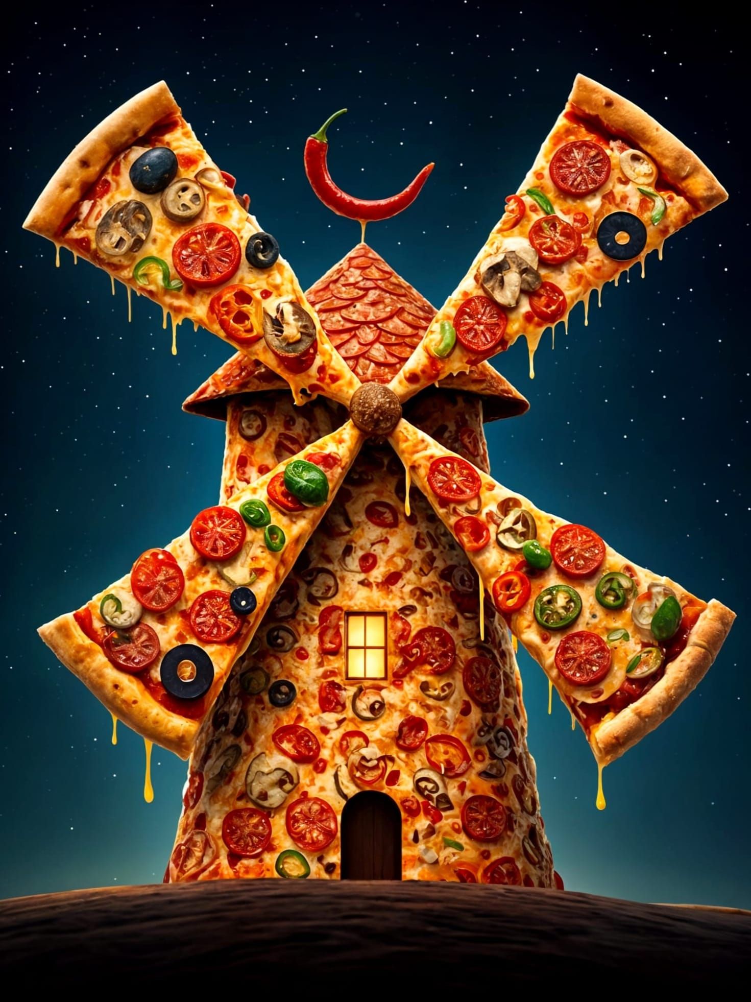 Hot Wheel 🌶️ 🍕 Pizza Mill  by @Nikko P