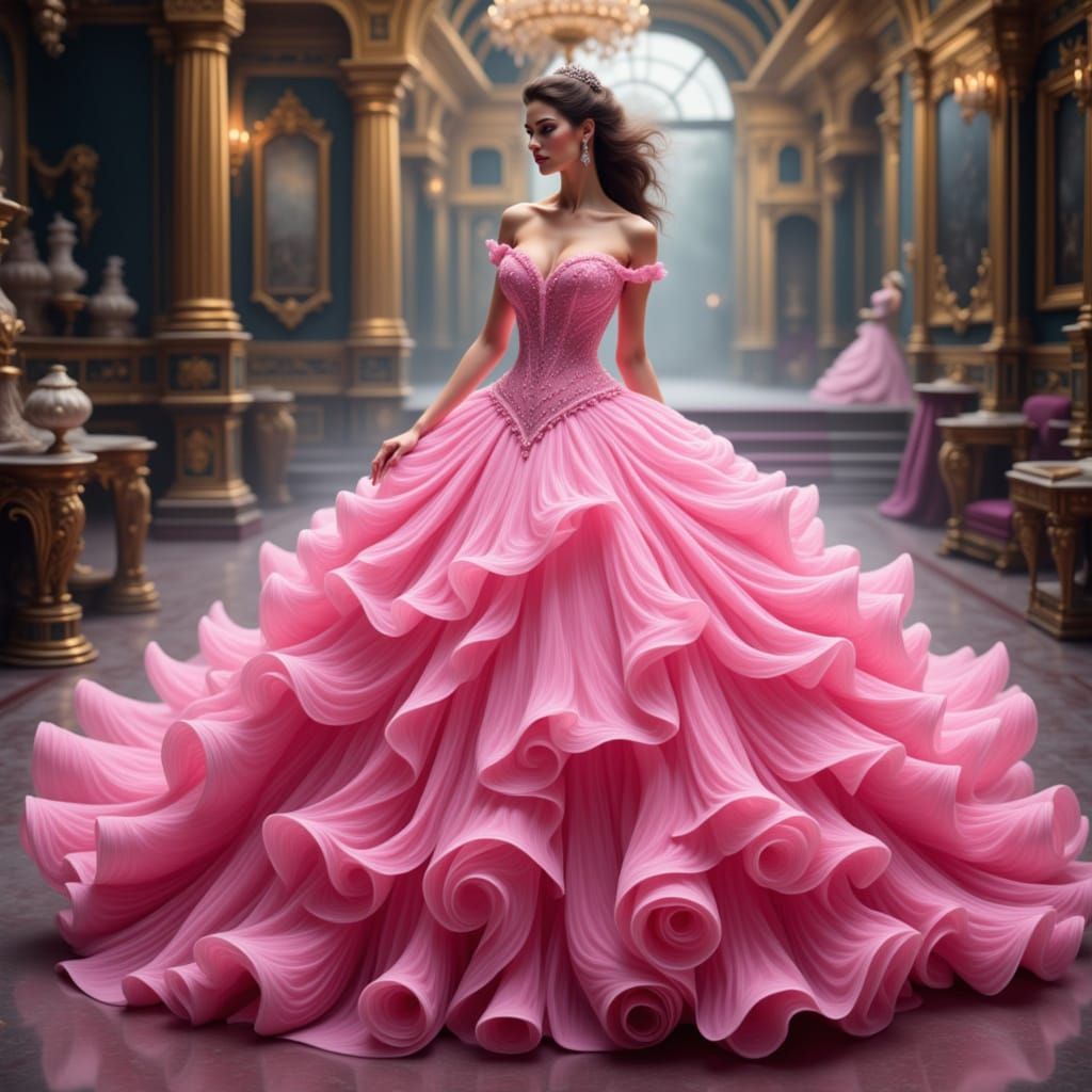 Pink Ball Gown