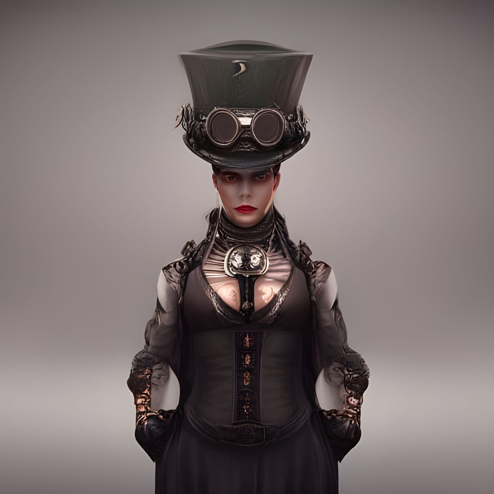 Steampunk boss queen - AI Generated Artwork - NightCafe Creator