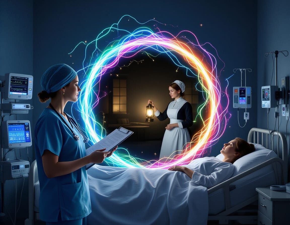 Nursing Through the Lens of Time: Florence Nightingale visits the future to see how nursing has evolved  by @Florinda