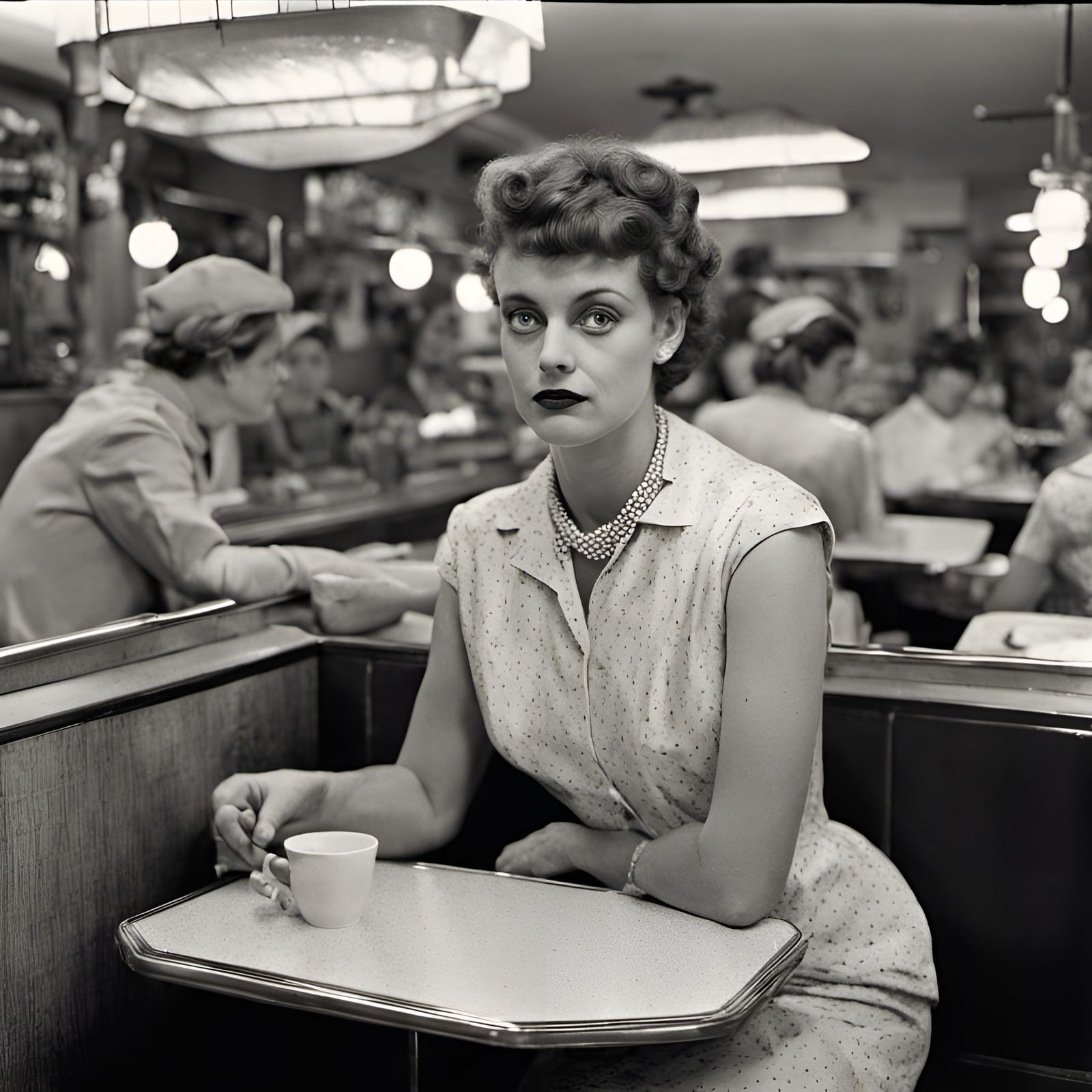 1950s lady - AI Generated Artwork - NightCafe Creator