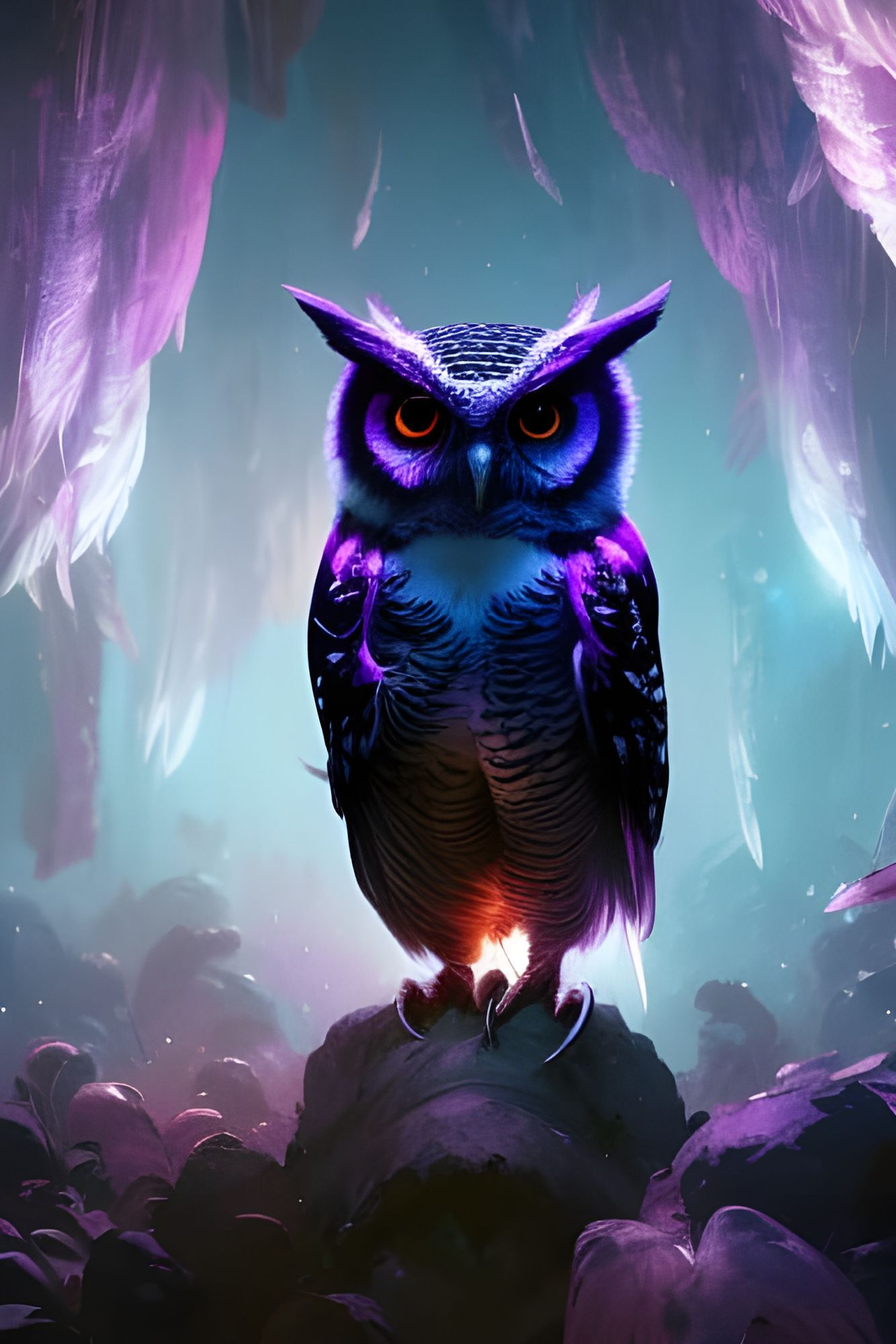 4571248 Harry Potter Apofiss night fantasy art stars animals owl  Hedwig Harry Potter and the Deathly Hallows  Rare Gallery HD Wallpapers