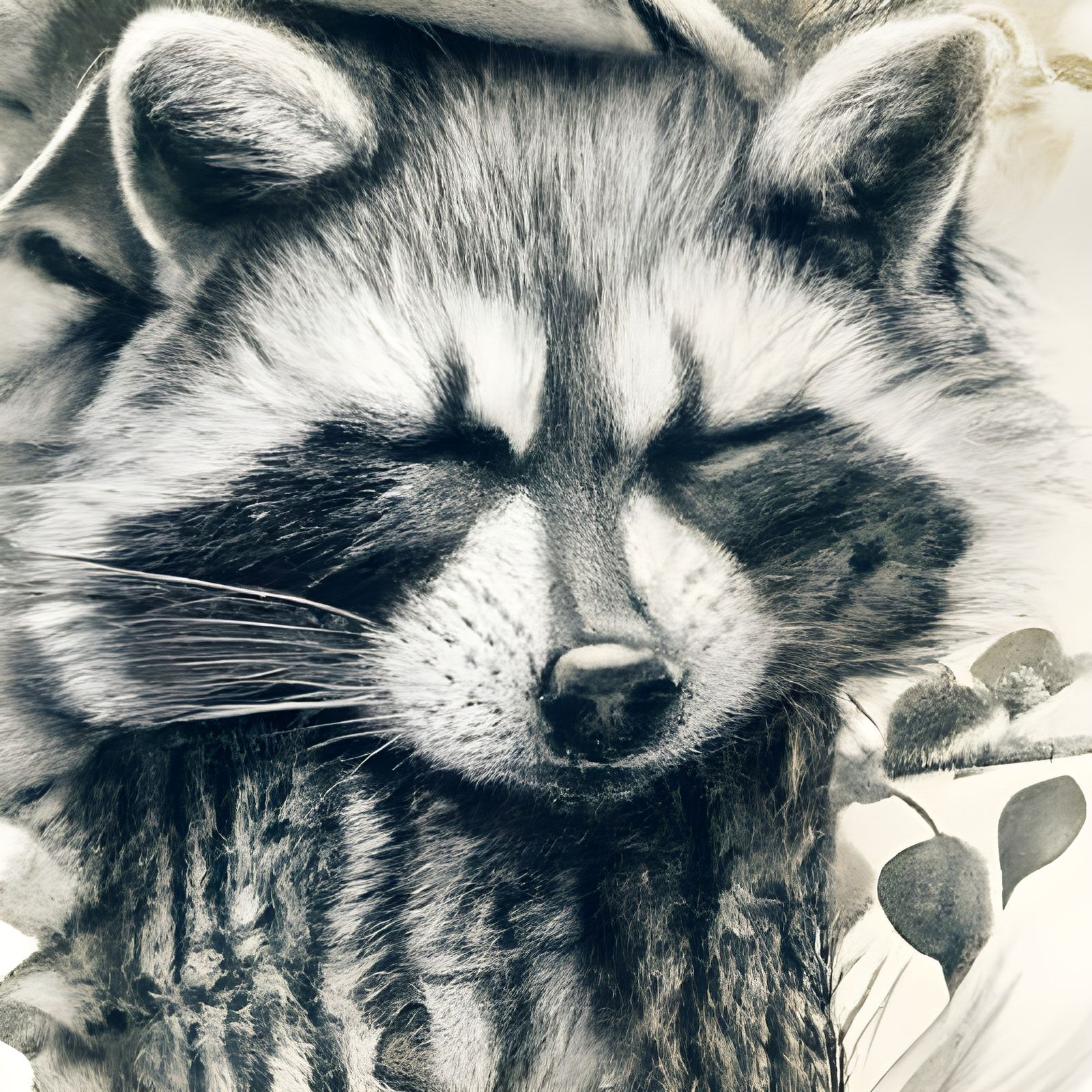 Sleeping Racoon